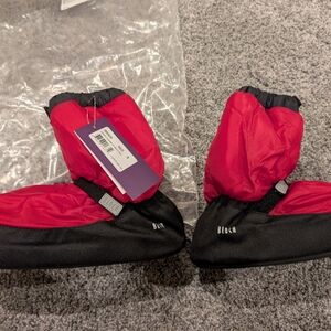 Bloch Red and Black Dance Booties